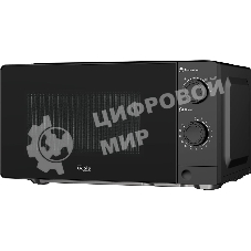 Микроволновая печь Oasis MW-70XB черный, 20 л, 700 Вт, переключатели - поворотный механизм