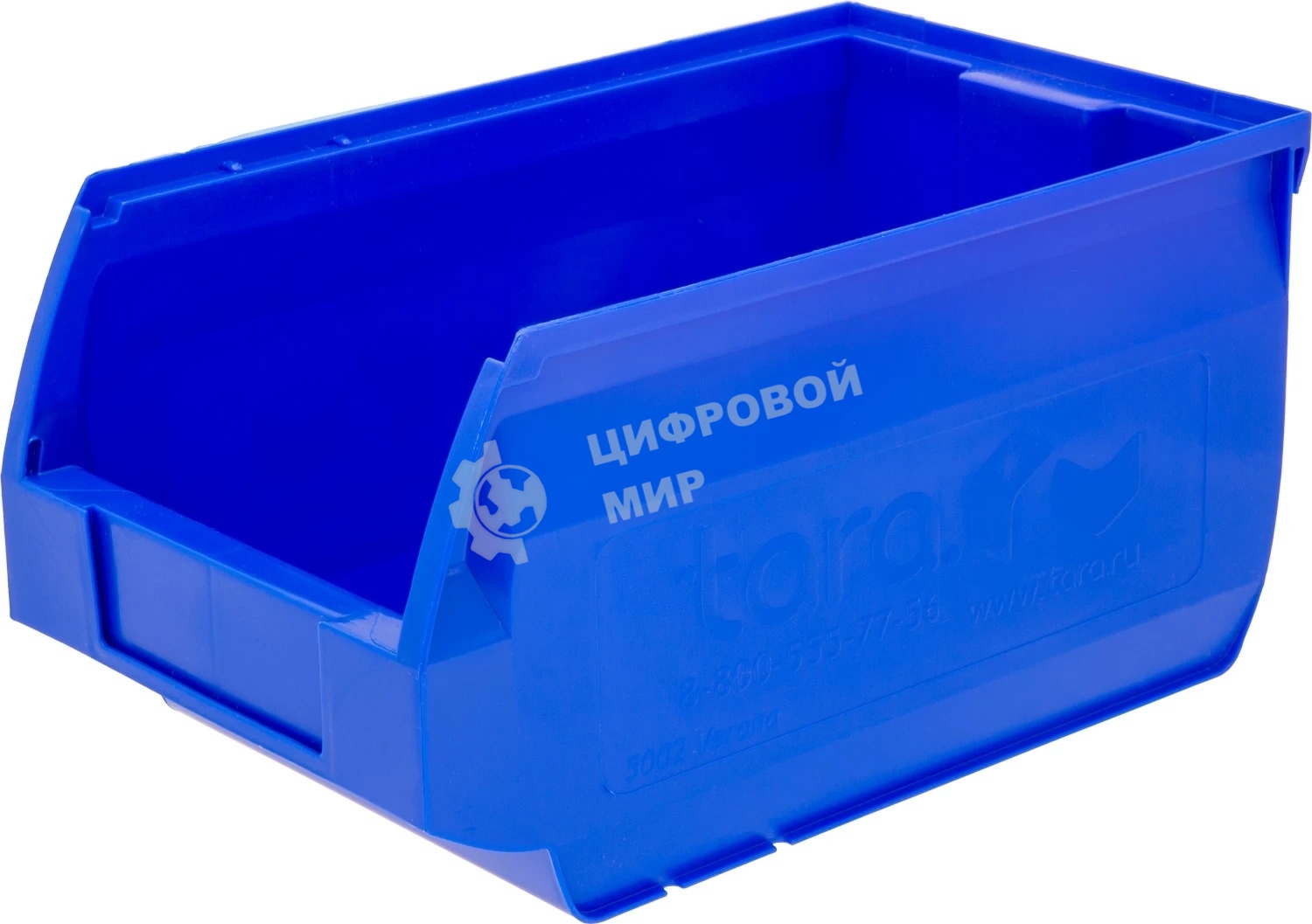 Ящик сплошной ТАРА.РУ Verona 5002 синий 250х150х130мм PP 10035