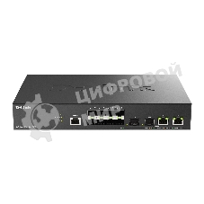 Коммутатор D-Link DGS-1210-10XS/ME/C1A, 8×1 Гбит/с SFP + 2×10 Гбит/с Combo, управляемый