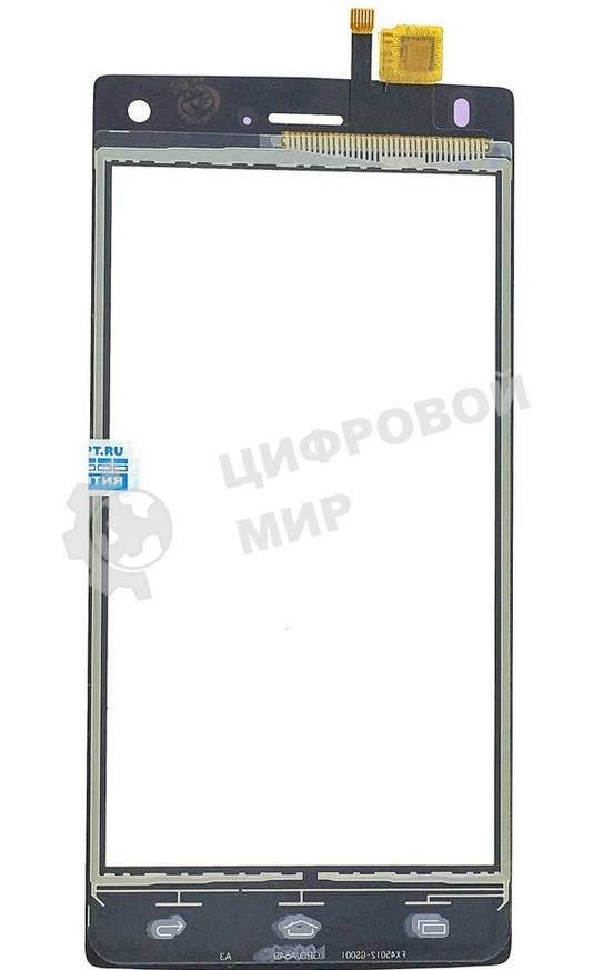 Сенсорное стекло (тачскрин) для Fly FS452 Nimbus 2, черное