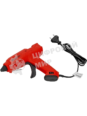 Клеевой пистолет Matrix 11 мм, 40 (100) Вт, 18 г/мин, выключатель и индикатор напряжения