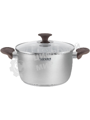 Кастрюля Rondell Coffee Bean RDS-1645, 5.7 л, 24 см, без крышки, стальной