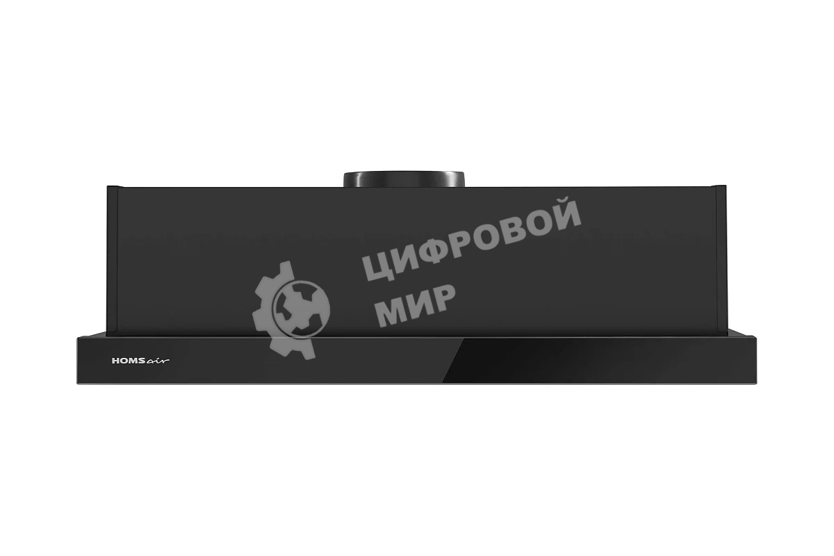 Вытяжка телескопическая HOMSair Flat 60 Glass черный, 60 см, 520 куб. м/ч, 45 дБ