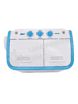 Стиральная машина Фея СМП 40 Н белый/голубой, загрузка вертикальная 4 кг, 1320 об/мин, класс В