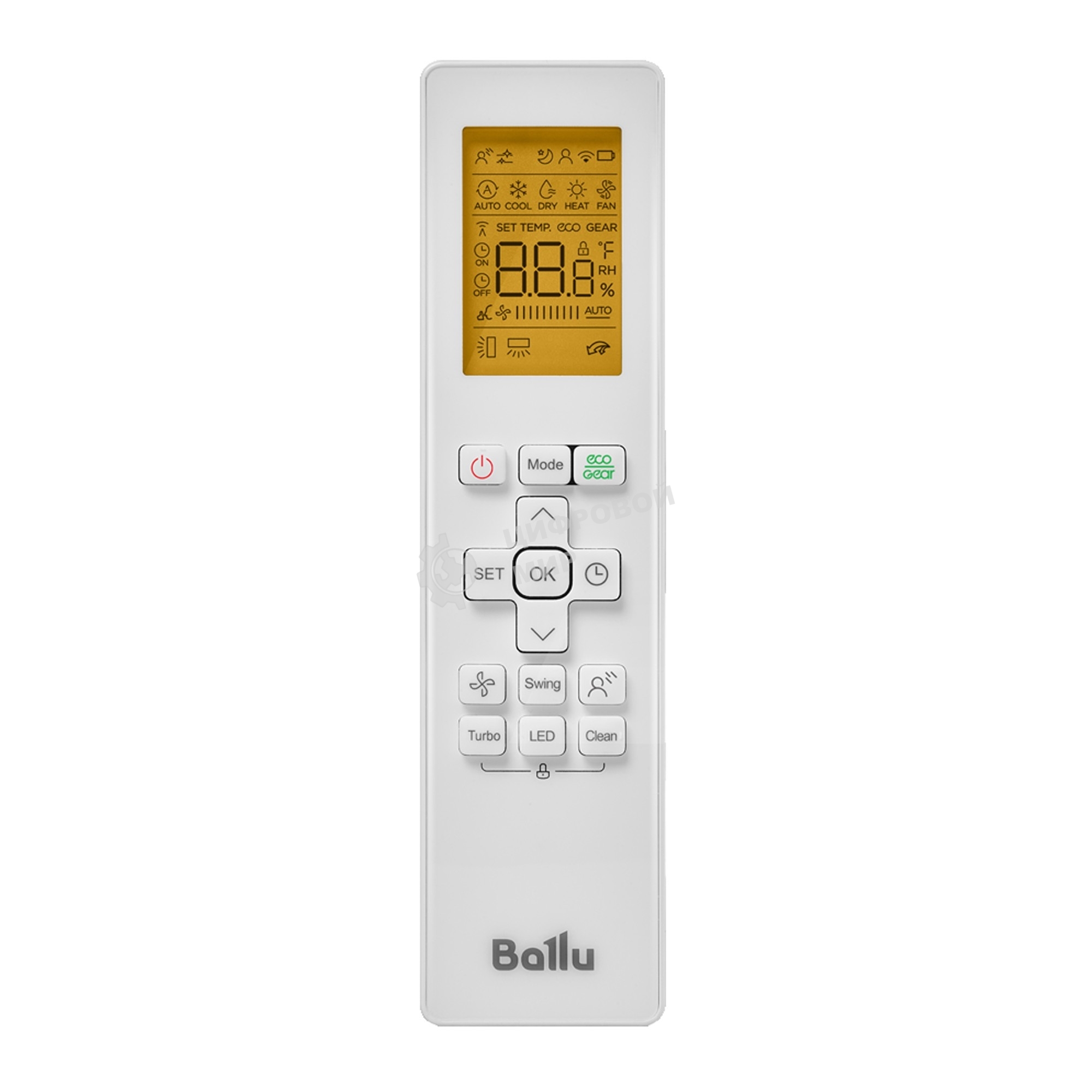 Кондиционер сплит-система Ballu Eco Smart DC BSYI-08HN8_V4 инвертор, 8000 BTU, 23 м², 20 дБ, охлаждение, обогрев, осушение, белый