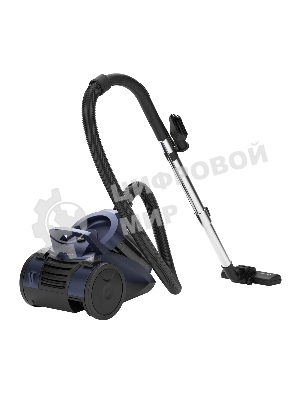 Пылесос Galaxy GL 6228 синий/черный, 350/ 2600 Вт, уборка сухая, пылесборник контейнер 3.4 л