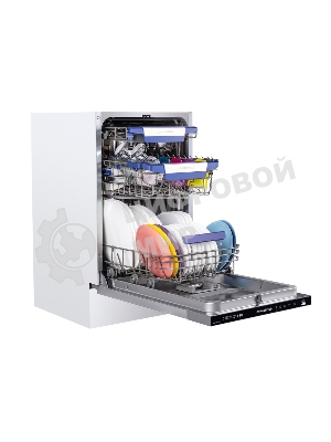 Встраиваемая посудомоечная машина Maunfeld MLP-08PRO, серебристый, 44.8 см, 10 компл., 47 дБ, класс A++