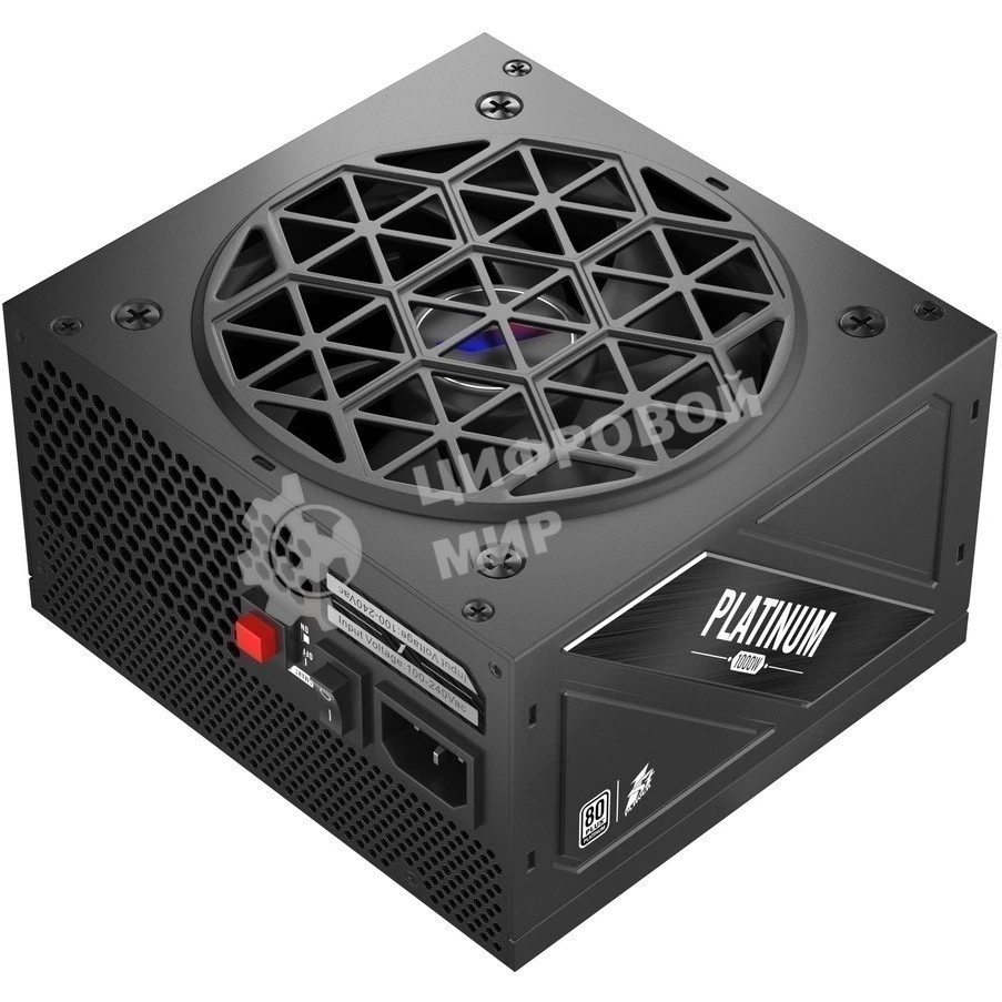 Блок питания 1STPLAYER NGDP Platinum (HA-1000BA3-BK), 1000Вт, 80 PLUS Platinum, 120мм, модульный, черный