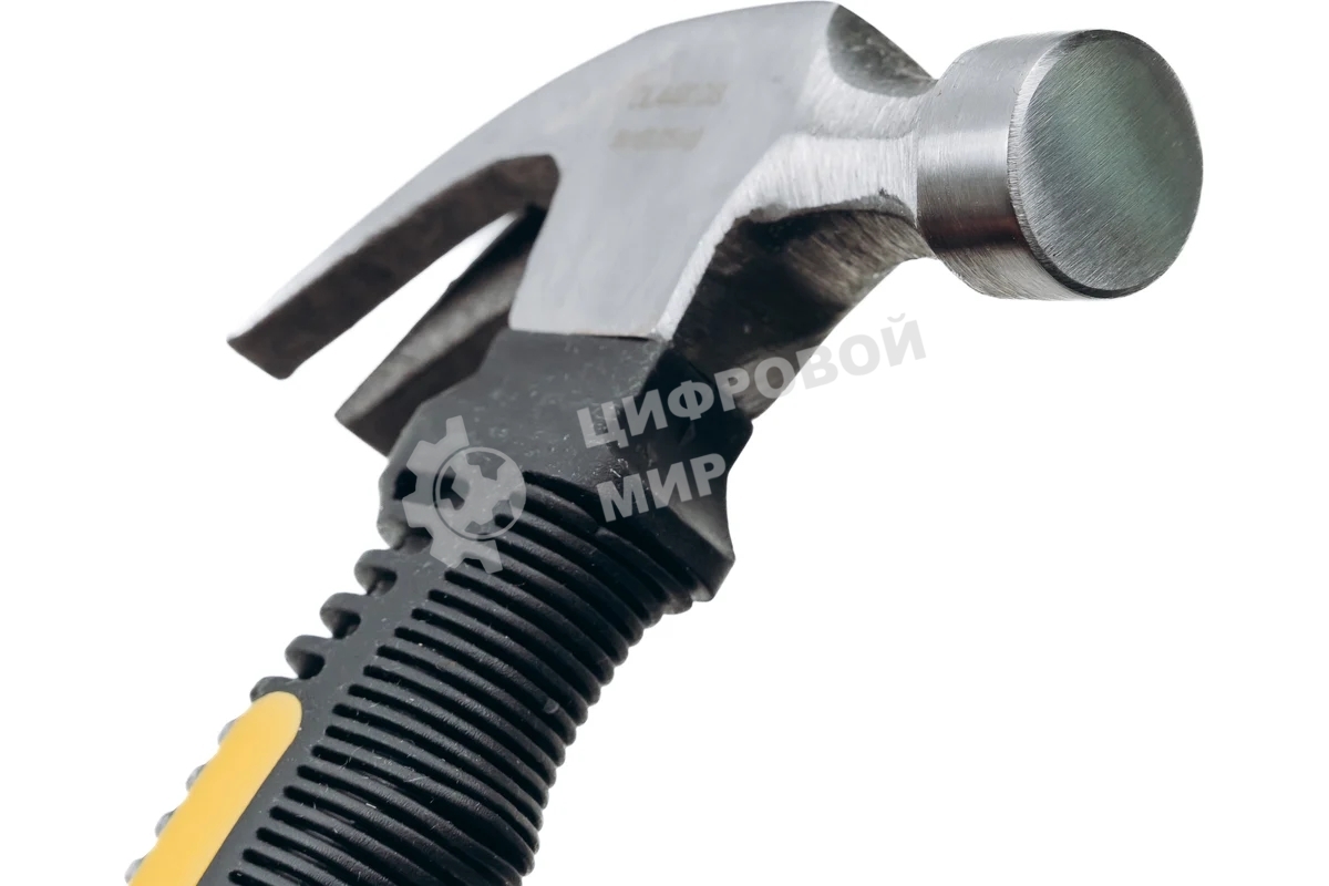 Молоток-гвоздодер укороченный Deli DL441008 250 гр, 160 мм, фиберглассовая рукоять