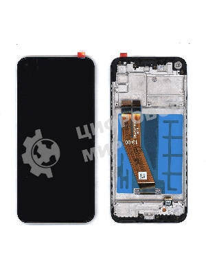 Дисплей (модуль) для Samsung Galaxy A11 SM-A115 в сборе с тачскрином и рамкой (N,G ver.) черный