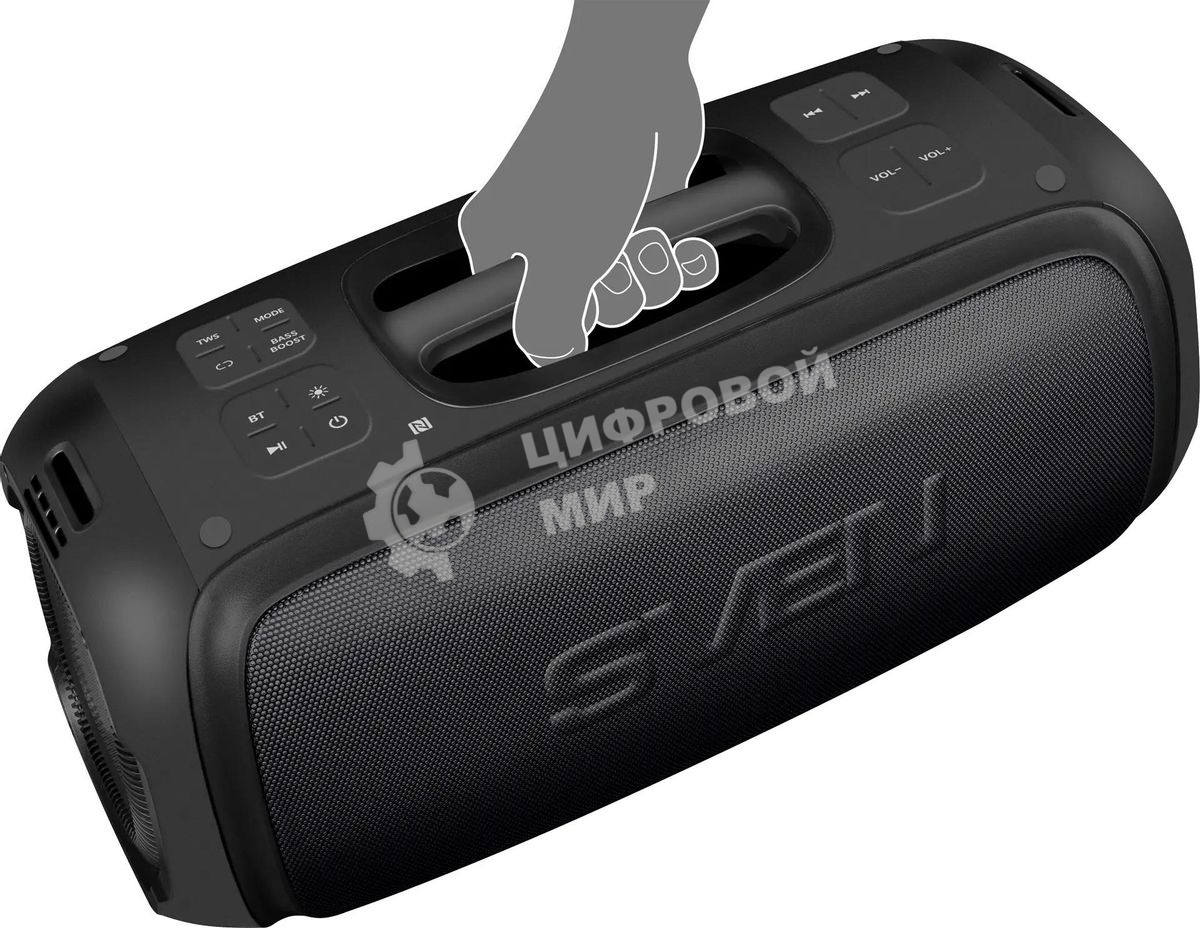 Портативная колонка Sven PS-860 черный 100W 1.0 BT/3.5Jack 5400mAh (SV-022518)