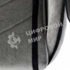 Кресло игровое Бюрократ Zombie Drift/F серый/черный, крестов. пластик, подст. для ног