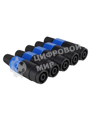 Комплект кабельных разъемов Wize WSKONF-4P-5 SpeakON 4 pin, (розетка), 5 шт. в комплекте