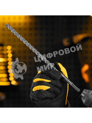 Бур по бетону Denzel цельная крестовая пластина, 10x265 мм, SDS PLUS