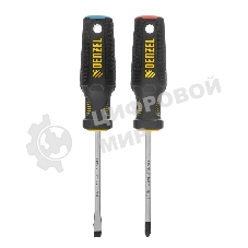 Набор отверток Denzel 2 шт., PH+SL, S2, 3к рукоятка