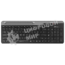 Клавиатура беспроводная A4Tech Fstyler FBK25, USB, Bluetooth/Радиоканал, черный/серый