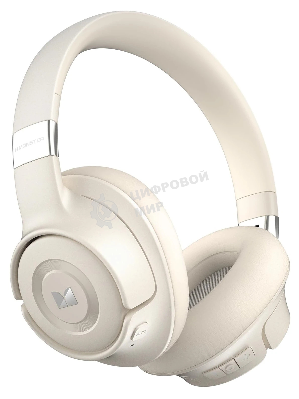 Беспроводные наушники MONSTER Persona SE ANC бежевый, полноразмерные, Bluetooth, активное шумоподавление, до 70 ч