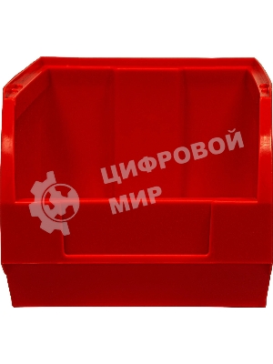 Ящик сплошной ТАРА.РУ Verona 5002 красный 250х150х130мм PP 10036