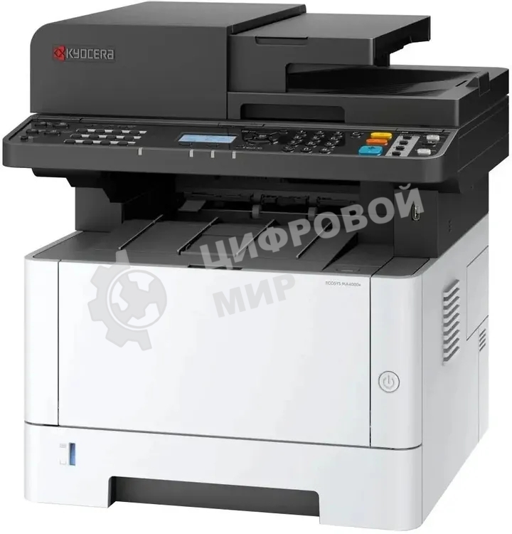 МФУ лазерное Kyocera ECOSYS MA4000fx(110C1B3NL0), ч/б лазерный, A4, 40 стр/мин, 1200x1200 dpi, 512 Мб, USB 2.0, Network, лоток 250 л., Duplex, автопод., старт.тонер 3600 стр.