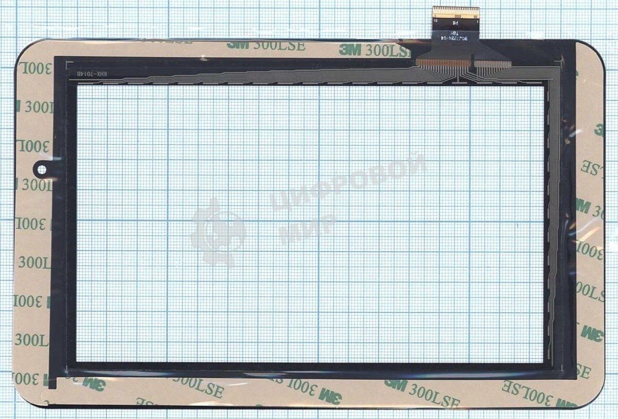 Сенсорное стекло (тачскрин) для DNS E78, черное