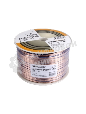 Рамка Кабель акустический PROconnect 2х2.50 кв.мм, прозрачный BLUELINE, 100 м 01-6208-6
