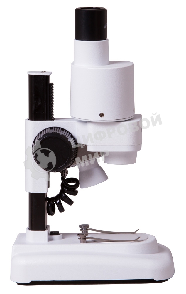 Микроскоп Levenhuk 1ST бинокуляр 20x белый/черный