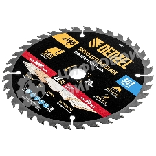 Пильный диск по дереву Denzel ф190 х 20 мм, 36 зубьев 733357