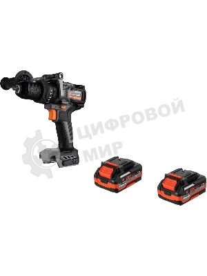 Дрель-шуруповерт Anycons RB-DB2109, 21 В, 4 Ач, 150 Нм, бесщеточный, ударная