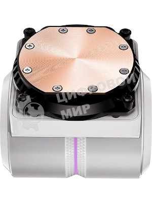 Система охлаждения Water Cooling System PCCooler DE360 Pro WH (300W, 360мм, White, ARGB Pump, Fans: 3x120мм, 86.73CFM, 32dBA, 2200RPM/Pump height 57мм, 28dBA, 3200RPM, Rad thickness 27мм/S: 1851, 1700, 1200, 115X, AM5, AM4, AM3)