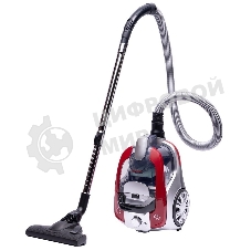 Пылесос Sharp ECNB16RR красный/серебристый, 320/1600 Вт, уборка сухая, пылесборник контейнер 1 л