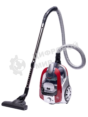 Пылесос Sharp ECNB16RR красный/серебристый, 320/1600 Вт, уборка сухая, пылесборник контейнер 1 л