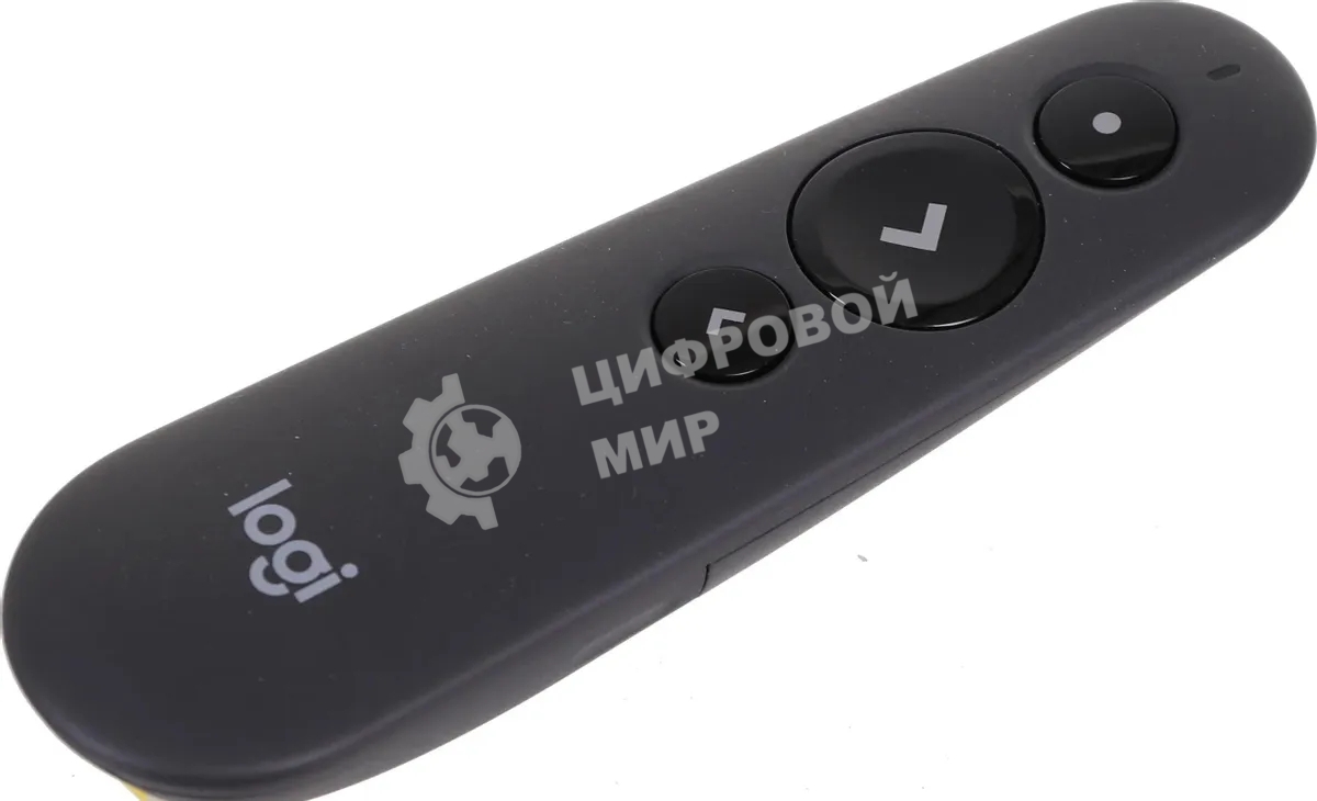 Презентер Logitech R500s Graphite черный, Bluetooth + 2.4 GHz, USB-ресивер, 3 программируемых кнопки, лазерная указка