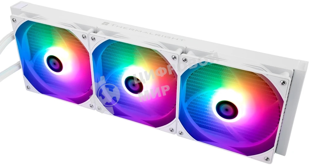 Водяное охлаждение для процессора Thermalright Frozen Warframe 420 ARGB (420мм, LED, White, ARGB/Fans: 3x140мм, 88.7CFM, 29.8dBA, 1750RPM/Pump height 60мм, 23dBA, 3000RPM, Rad thickness 27мм/S: 1851, 1700, 1200, 115X, 2011, 2066, AM5, AM4)