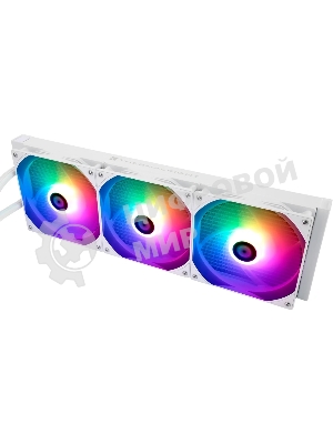 Водяное охлаждение для процессора Thermalright Frozen Warframe 420 ARGB (420мм, LED, White, ARGB/Fans: 3x140мм, 88.7CFM, 29.8dBA, 1750RPM/Pump height 60мм, 23dBA, 3000RPM, Rad thickness 27мм/S: 1851, 1700, 1200, 115X, 2011, 2066, AM5, AM4)
