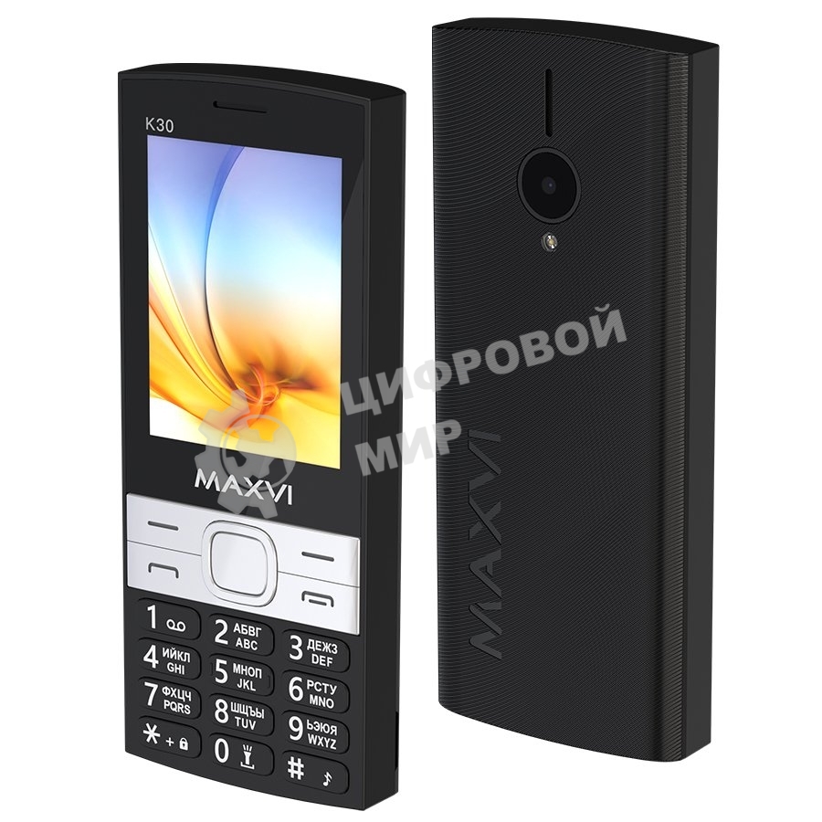 Мобильный телефон Maxvi K30 черный