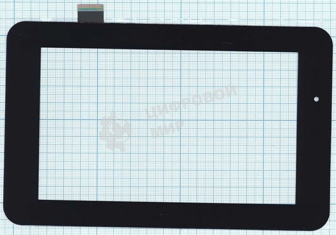 Сенсорное стекло (тачскрин) для DNS E78, черное