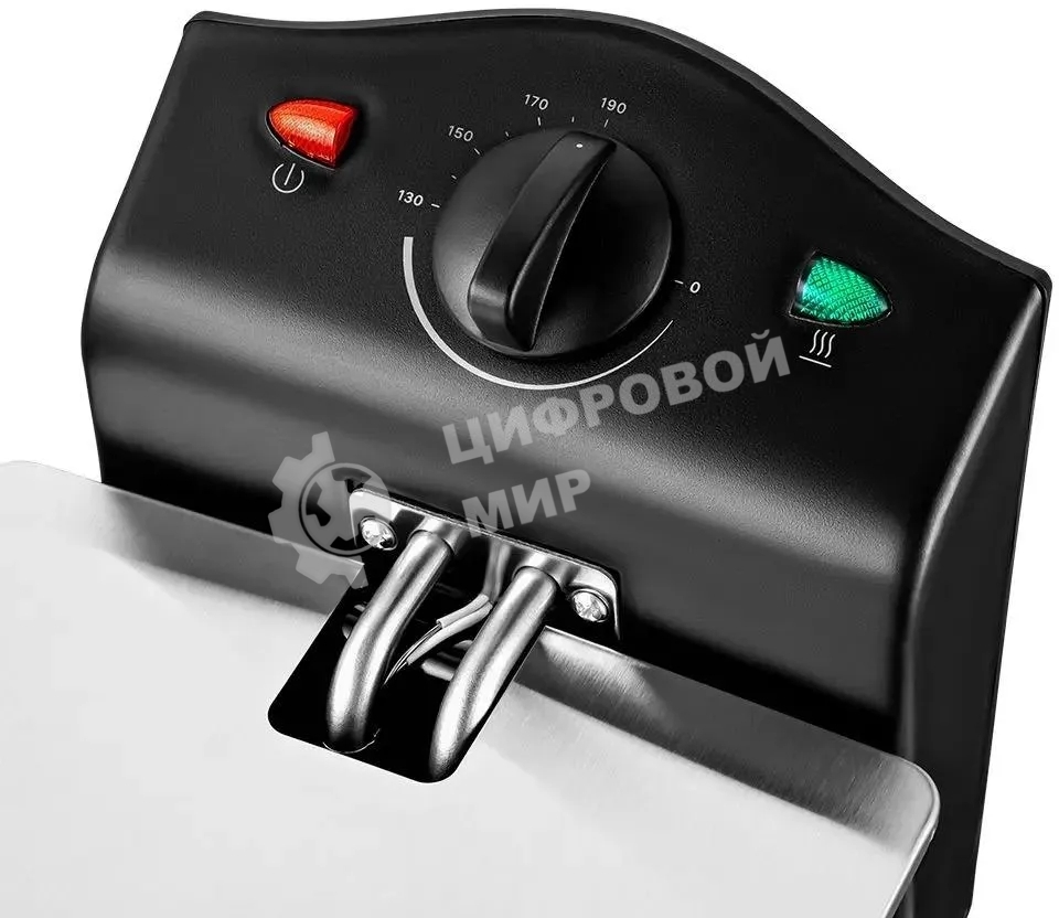 Фритюрница Kitfort КТ-4051 2000Вт серебристый/черный