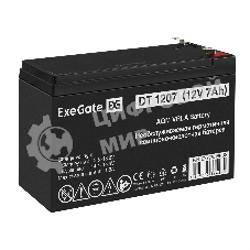 Аккумуляторная батарея ExeGate DT 1207 (12V 7Ah, клеммы F2)