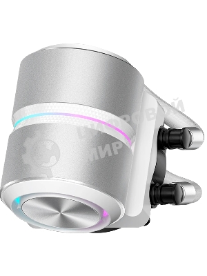 Система охлаждения Water Cooling System PCCooler DE360 Pro WH (300W, 360мм, White, ARGB Pump, Fans: 3x120мм, 86.73CFM, 32dBA, 2200RPM/Pump height 57мм, 28dBA, 3200RPM, Rad thickness 27мм/S: 1851, 1700, 1200, 115X, AM5, AM4, AM3)