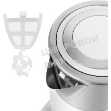 Чайник электрический Kitfort КТ-660-1 1.7л. 2200Вт белый (корпус: пластик)