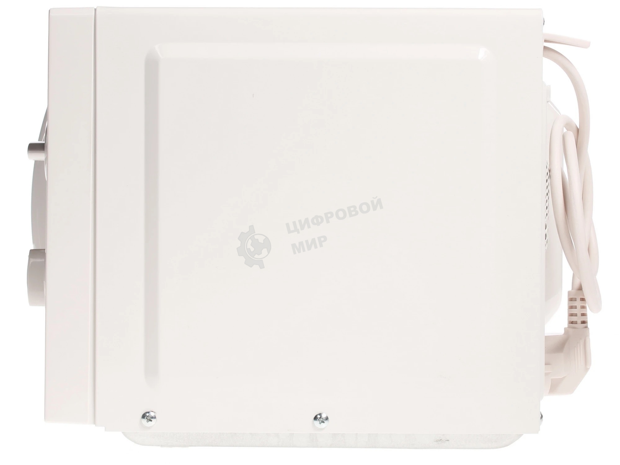 Микроволновая печь Mystery MMW-2013 белый, 20 л, 800 Вт, переключатели - поворотный механизм