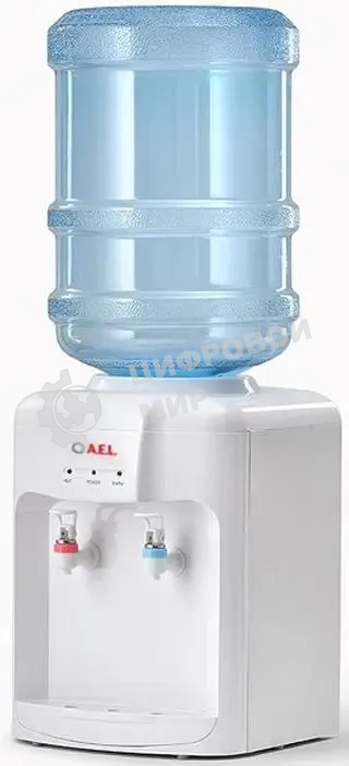 Кулер для воды AEL TD-AEL-106, верхняя загрузка, нагрев 90 °С, охлаждение 15 °С, белый