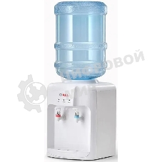 Кулер для воды AEL TD-AEL-106, верхняя загрузка, нагрев 90 °С, охлаждение 15 °С, белый