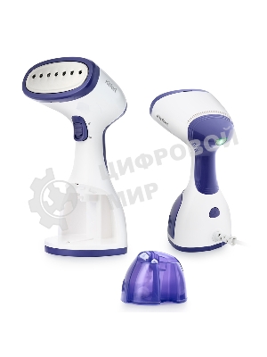 Отпариватель Kitfort KT-916-2 фиолетовый/белый, 1000 Вт, 15 г/мин, 260 мл