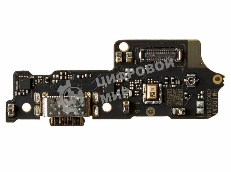 Шлейф с разъемом зарядки для Xiaomi Redmi 10 2022