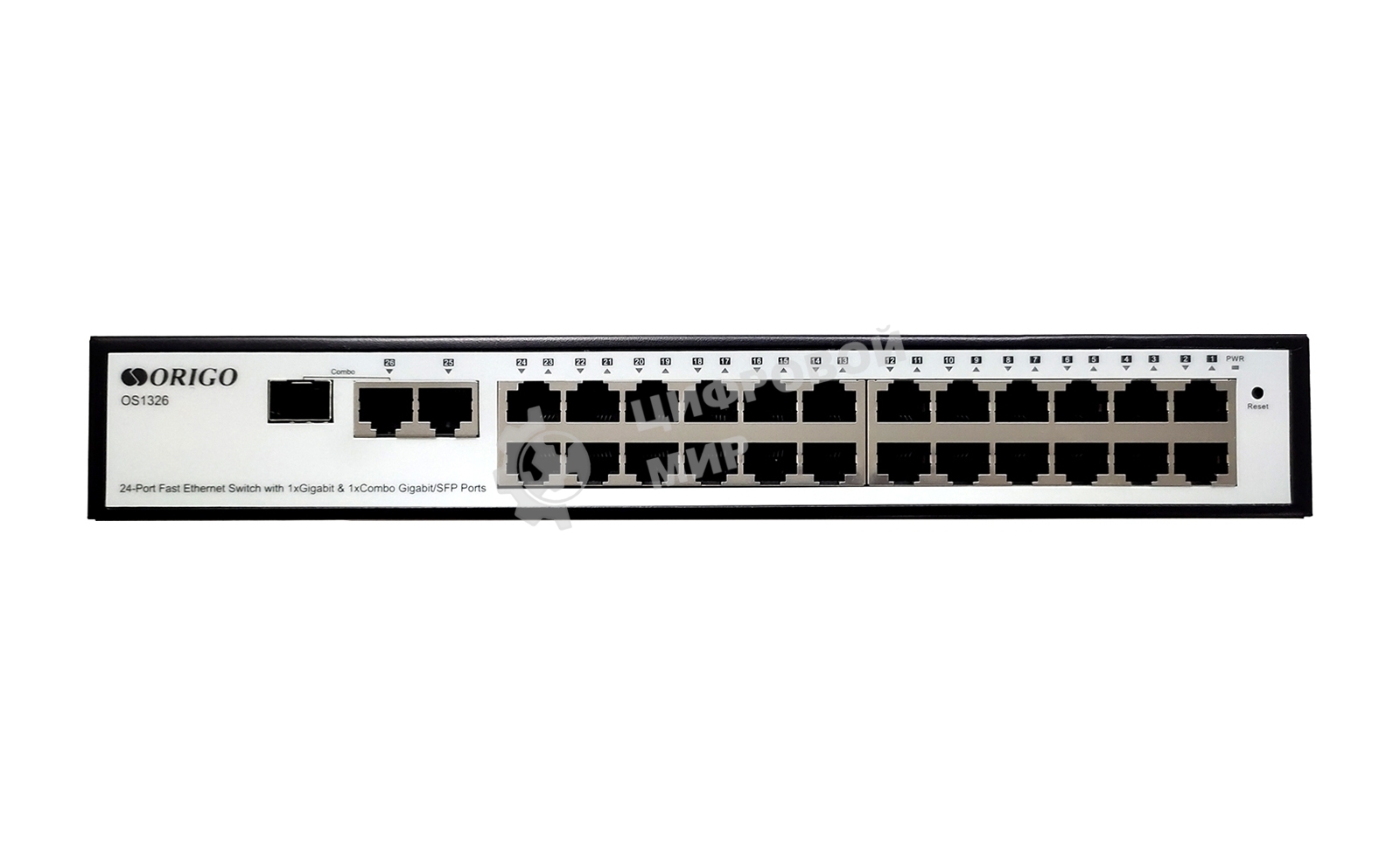 Коммутатор настраиваемый L2-ORIGO OS1326/A1A 24x100Base-TX, 1x1000Base-T, 1xCombo 1000Base-T/SFP
