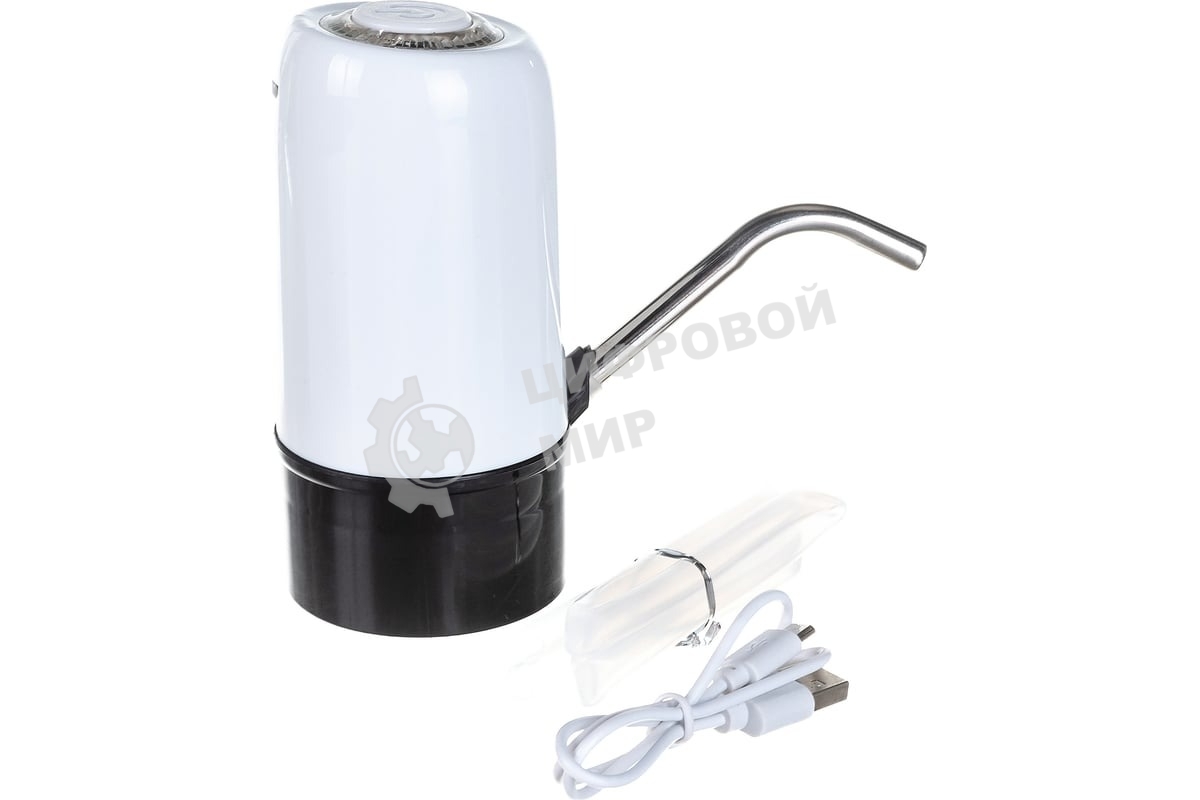 Помпа для 19л бутыли Energy EN-010E электрический, белый/черный