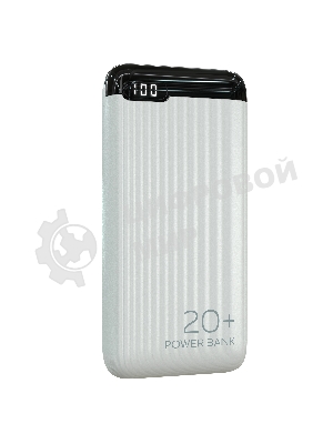 Портативный аккумулятор More choice (4620202550514) PB19-20 2USB 2.1A - 20000mAh белый