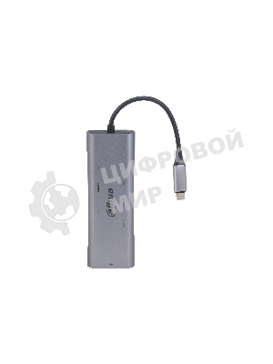 USB-концентратор Dahua TC38, USB Type-C, USB 3.0 + HDMI + RJ45 + SD/TF + PD Docking Station, USB