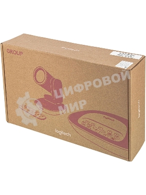 Веб-камера Logitech Group 1920x1080, 30 кадр/с, USB Type-A, микрофон (4 шт, шумоподавление), автоматическая фокусировка, автоосвещение, универсальное крепление, штатив в комплекте